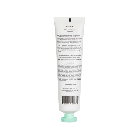 Boka Nano-Hydroxyapatite Toothpaste | Fluoride Free