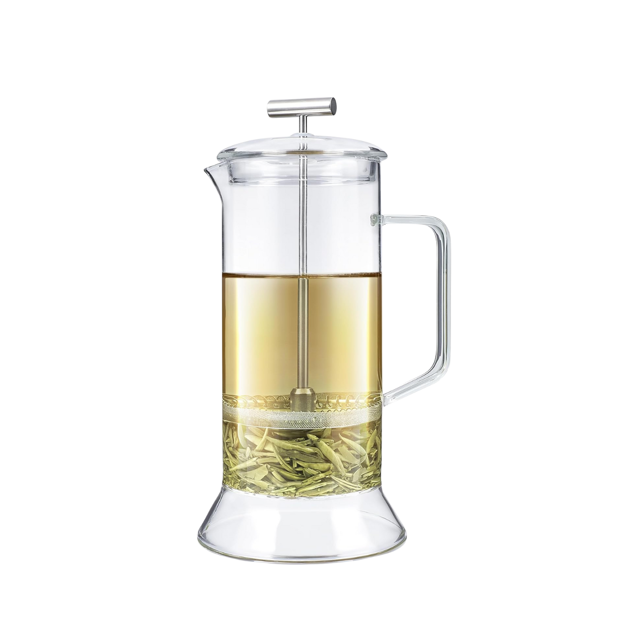 Teabloom Toulouse Plastic-Free Glass Tea & Coffee Press