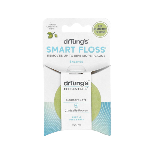 DrTung's Smart Floss | Natural Dental Floss, Cardamom Flavor