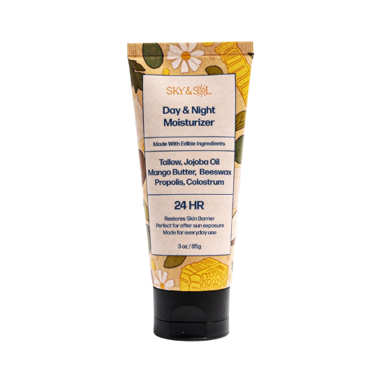 Sky and Sol - Day & Night Moisturizer | 100% Grass Fed Tallow, Edible-Grade Ingredients