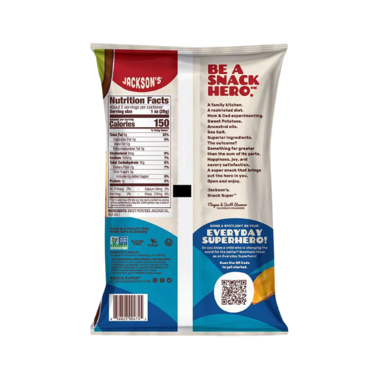 Jackson's Avocado Oil Sweet Potato Chips